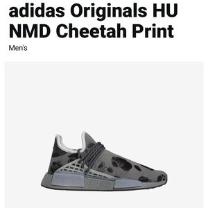 Adidas Original NMD Cheetah print; Men’s 5.5, women’s 7